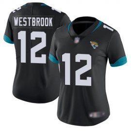 Nike Jacksonville Jaguars #12 Dede Westbrook Black Team Color Womens Stitched NFL Vapor Untouchable Limited Jersey
