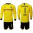 Dortmund #1 Burki Home Long Sleeves Soccer Club Jersey