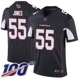 Nike Arizona Cardinals #55 Chandler Jones Black Alternate Mens Stitched NFL 100th Season Vapor Limited Jersey