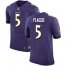 Nike Baltimore Ravens #5 Joe Flacco Purple Team Color Mens Stitched NFL Vapor Untouchable Elite Jersey