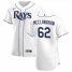 Tampa Bay Rays #62 Shane McClanahan Mens Nike White Home 2020 Authentic Player MLB Jersey