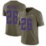 Nike Minnesota Vikings #26 Trae Waynes Olive Mens Stitched NFL Limited 2017 Salute to Service Jersey