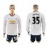 Manchester United #35 Lingard Sec Away Long Sleeves Soccer Club Jersey