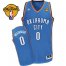 Oklahoma City Thunder #0 Russell Westbrook Blue 2012 Fianls Revolution 30 Swingman NBA Jerseys Cheap