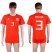Wales #3 Taylor Red Home Soccer Club Jersey