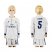 Real Madrid #5 Zidane Home Long Sleeves Kid Soccer Club Jersey