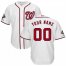 Washington Nationals Majestic 2019 World Series Champions Home Official Cool Base Custom Jersey White