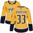 Adidas Nashville Predators #33 Viktor Arvidsson Yellow Home Authentic Womens Stitched NHL Jersey