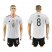 Germany #8 Ozil White Home Soccer Country Jersey