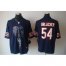 Nike Chicago Bears #54 Brian Urlacher Navy Blue Team Color Mens Stitched NFL Helmet Tri-Blend Limited Jersey