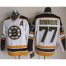 Boston Bruins #77 Ray Bourque White/Black CCM Throwback Stitched NHL Jersey
