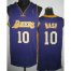 Los Angeles Lakers 10 Steve Nash Purple Revolution 30 NBA Jerseys Cheap