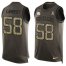 Nike Pittsburgh Steelers #58 Jack Lambert Green Mens Stitched NFL Limited Salute To Service Tank Top Jersey