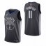 Nike Golden State Warriors #11 Klay Thompson Black Womens 2022 NBA Finals Statement Edition Jersey Womens