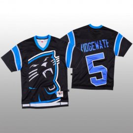 NFL Carolina Carolina Panthers #5 Teddy Bridgewater Black Mens Mitchell & Nell Big Face Fashion Limited NFL Jersey