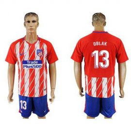 Atletico Madrid #13 Oblak Home Soccer Club Jersey