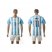 Argentina #11 Lamela Home Soccer Country Jersey