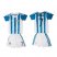Argentina #7 Dybala Home Kid Soccer Country Jersey