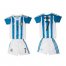 Argentina #7 Dybala Home Kid Soccer Country Jersey