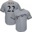 Milwaukee Brewers #22 Christian Yelich Grey Cool Base Stitched Youth MLB Jersey
