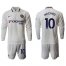 Chelsea #10 Hazard Away Long Sleeves Soccer Club Jersey