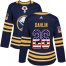 Adidas Buffalo Sabres #26 Rasmus Dahlin Navy Blue Home Authentic USA Flag Womens Stitched NHL Jersey