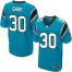 Nike Carolina Panthers #30 Stephen Curry Blue Alternate Mens Stitched NFL Elite Jersey