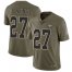 Nike New Orleans Saints #27 Malcolm Jenkins Olive Youth Stitched NFL Limited 2017 Salute To Service Jersey