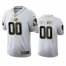Cleveland Browns Custom Mens Nike White Golden Edition Vapor Limited NFL 100 Jersey
