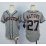 Houston Astros #27 Jose Altuve Grey Cool Base Stitched Youth MLB Jersey