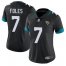 Nike Jacksonville Jaguars #7 Nick Foles Black Team Color Womens Stitched NFL Vapor Untouchable Limited Jersey