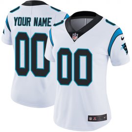 Nike Carolina Panthers Customized White Stitched Vapor Untouchable Limited Womens NFL Jersey