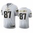 New England New England Patriots #87 Rob Gronkowski Mens Nike White Golden Edition Vapor Limited NFL 100 Jersey