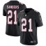 Nike Atlanta Falcons #21 Deion Sanders Black Alternate Mens Stitched NFL Vapor Untouchable Limited Jersey