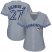 Toronto Blue Jays #27 Vladimir Guerrero Jr. Grey Road Womens Stitched MLB Jersey