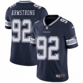Nike Dallas Cowboys #92 Dorance Armstrong Navy Blue Team Color Mens Stitched NFL Vapor Untouchable Limited Jersey