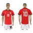 Egypt #10 M.Salah Red Home Soccer Country Jersey