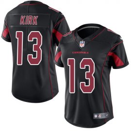 Nike Arizona Cardinals #13 Christian Kirk Black Womens Stitched NFL Limited Rush Jersey