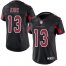 Nike Arizona Cardinals #13 Christian Kirk Black Womens Stitched NFL Limited Rush Jersey