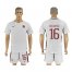 Roma #16 De Rossi Away Soccer Club Jersey