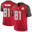 Nike Tampa Bay Buccaneers #81 Antonio Brown Red Team Color Youth Super Bowl LV Champions Stitched NFL Vapor Untouchable Limited Jersey