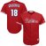 Philadelphia Phillies #18 Didi Gregorius Red Cool Base Stitched Youth MLB Jersey