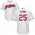 Cleveland Indians #25 Jim Thome White Home Stitched Youth MLB Jersey