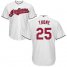 Cleveland Indians #25 Jim Thome White Home Stitched Youth MLB Jersey