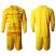 France Blank Yellow Goalkeeper Long Sleeves Kid Soccer Country Jersey