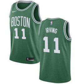 Mens Nike Boston Celtics #11 Kyrie Irving Green NBA Swingman Jersey