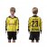 Dortmund #23 Kagawa Home Long Sleeves Kid Soccer Club Jersey