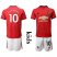 Manchester United #10 Rashford Home Kid Soccer Club Jersey