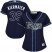 Tampa Bay Rays #39 Kevin Kiermaier Dark Blue Alternate Womens Stitched MLB Jersey