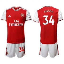 Arsenal #34 Xhaka Home Soccer Club Jersey
